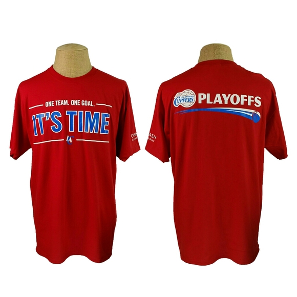 Los Angeles Clippers NBA Playoffs T-Shirt XL NEW - Picture 2 of 12